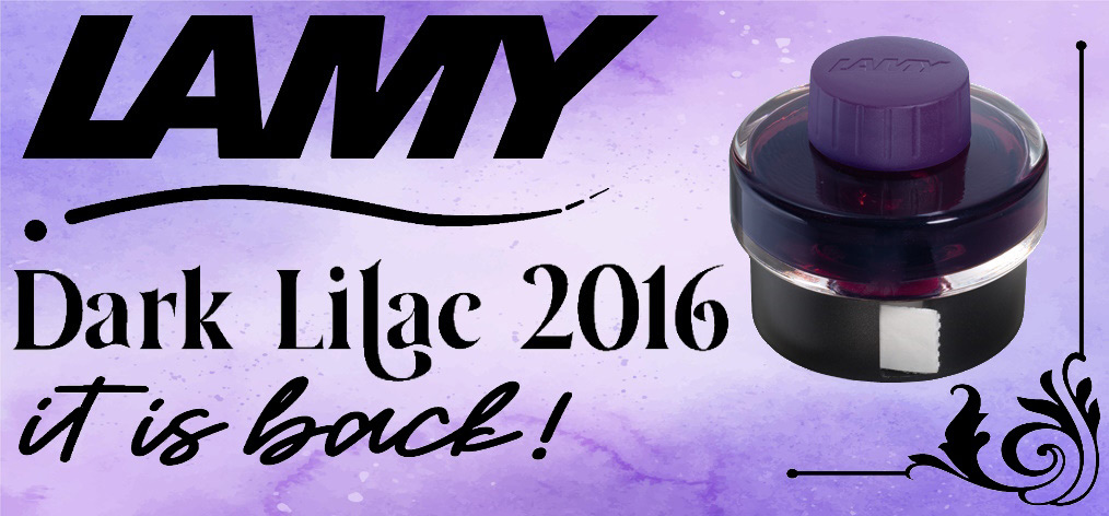 Bouteille d'encre Lamy, série Recharge & encre Encre Dark Lilac T52